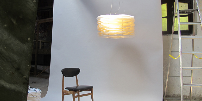 Lampe millefeuille suspension 70